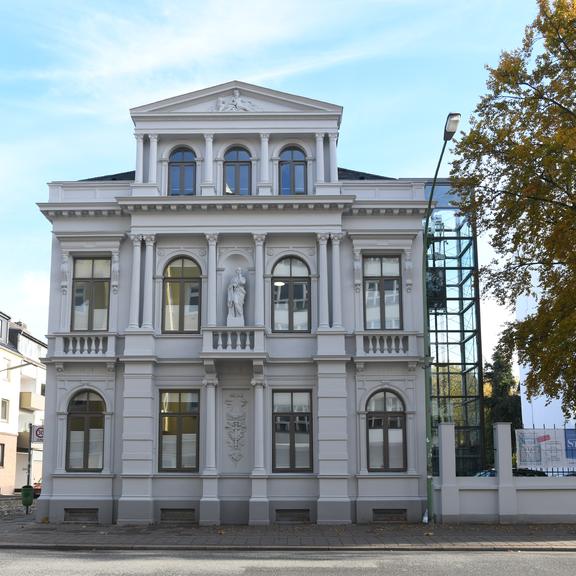 Das denkmalgeschützte Haus in der Hafenstr. 14